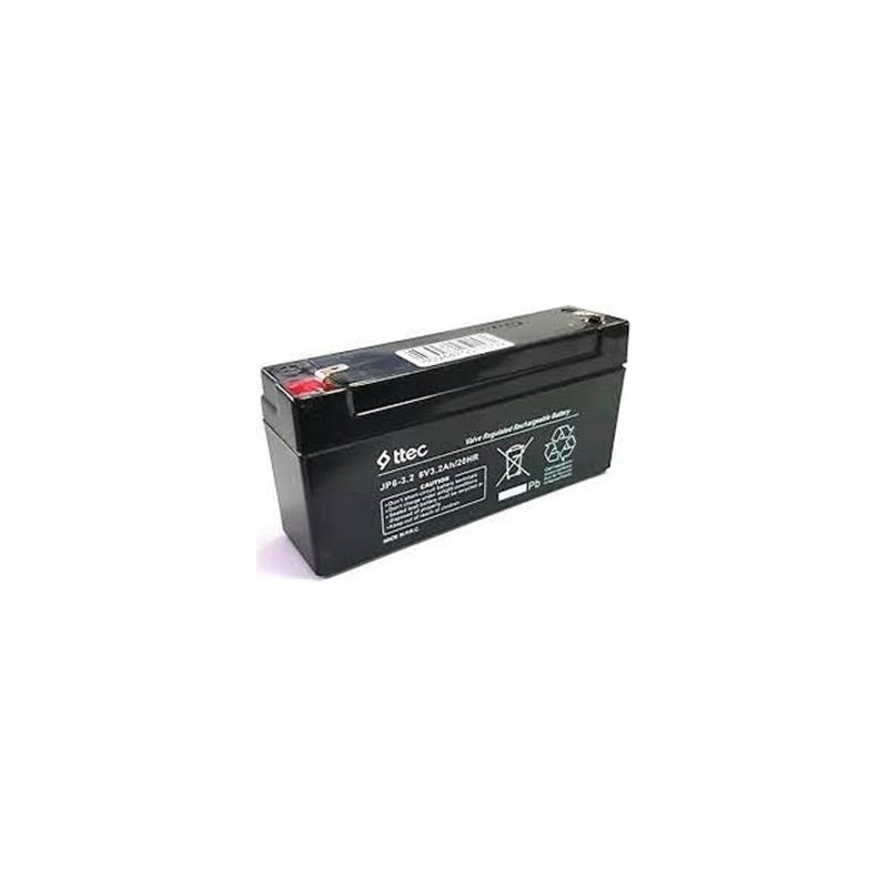 Ttec TTEC-632 ,Ebat 134x34x60 mm,6v 3.2ah,Kuru Akü