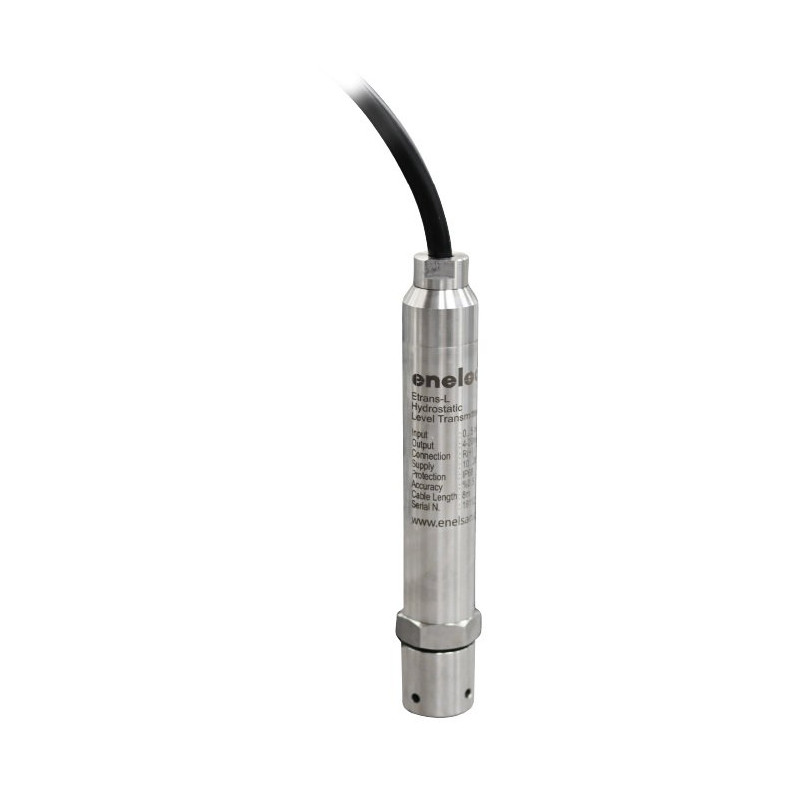 Enelsan ELTRANS-L01-10M-10-0 ,Öçüm 10mt,Çıkış 4..20mA,2-Kablo 10mt,Daldırma Tip,Seviye Sensör Transmitter