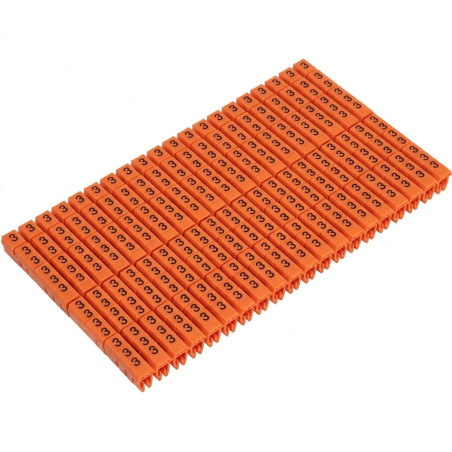 Onka KCG01- 3  1150014 ,Renk Turuncu 3-Numara,400-adet,Kesit 0.50mm ..1mm ,Kablo Numaratör