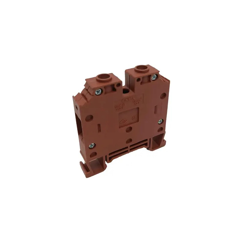 Onka MRK-4-KH 1010026 ,Renk Kahve,Kesit 4mm ,Vidalı Ray Klemens