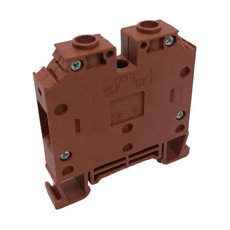 Onka MRK-4-KH 1010026 ,Renk Kahve,Kesit 4mm ,Vidalı Ray Klemens