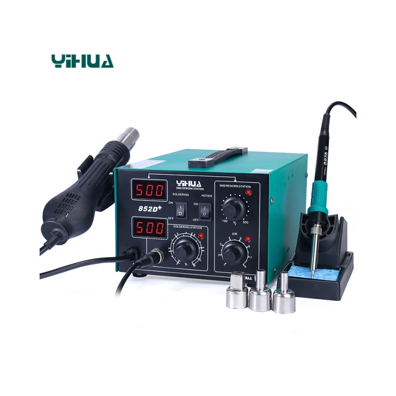 Yihua 852D , 220vac 45w,Lehimleme Sıcak Hava,Havya İstasyon