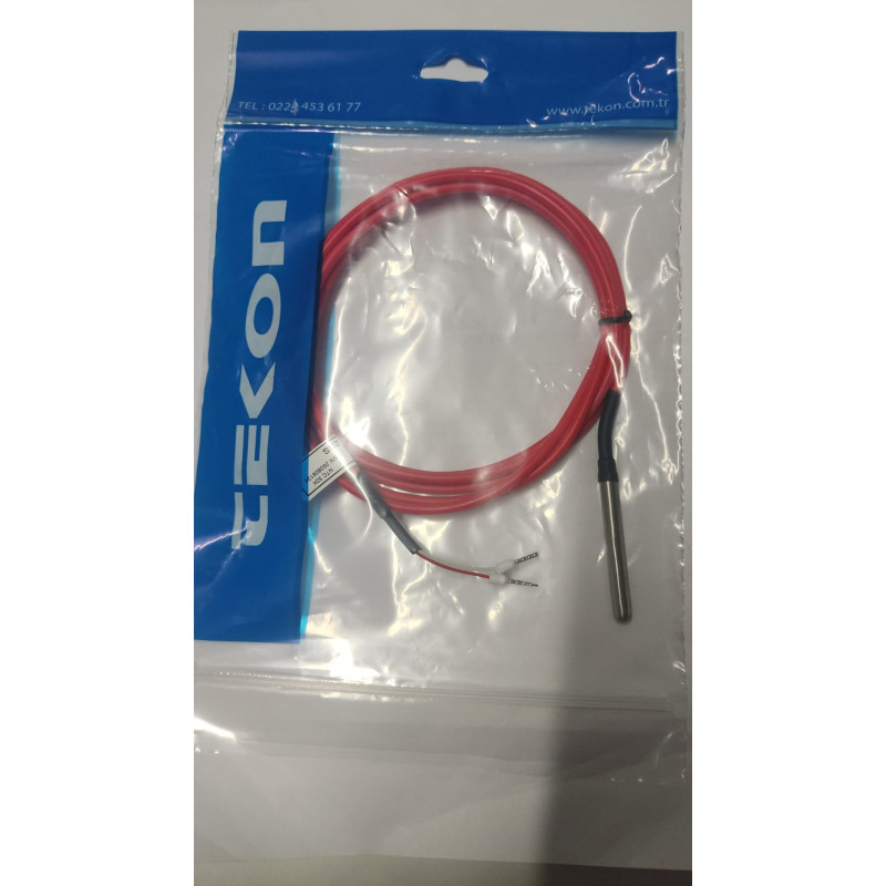Tekon TR23-N50H06-5 2SS ,Çap 6mm,Boy 5cm,Kablo 2mt,NTC-50K,Bayonet Isı Sensör
