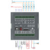 Anka DwGLC ,Ebat 96x96mm,Besleme 220vac 24vdc,6D1A 5R2S1A,Ekranlı,Plc Cpu Modül