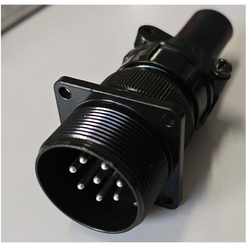 Maojwei MS3101-22-23P ,Düz Seyyar,M35 8pin Erkek,Soket Konnektör