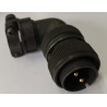 Maojwei MS3108-20-23P ,Açılı Seyyar,M32 2pin Erkek,Soket Konnektör
