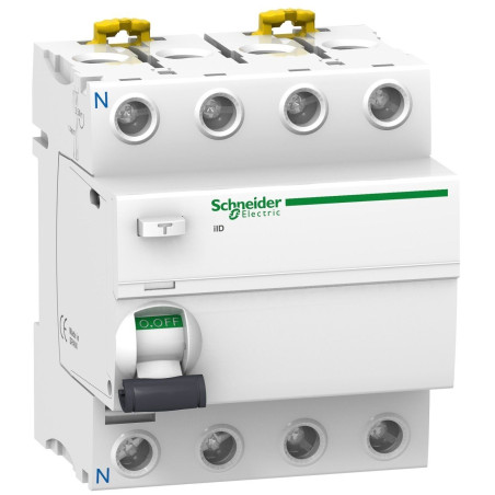 Schneider A9R41463 ,iID,4-Kutup 4x63 Amper 380vac 30mA 220vac Kaçak Akım Röle
