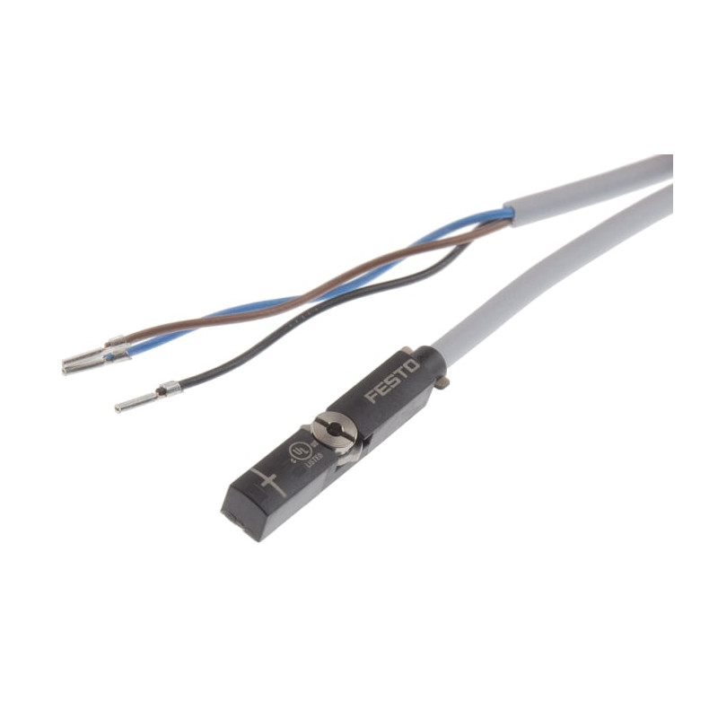 Festo SMT-8M-A-PO-24V-E-7,5 ,Ebat 37x5x5mm,Ölçüm 2mm,Çıkış PNP-NC,Besleme 5..30vdc,3-Kablo,Kablo Boyu 7.5mt,Manyetik Piston Sens