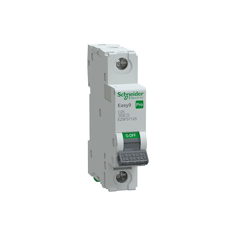 Schneider EZ9F57125 ,Easy9 6kA,1-Faz 1x25a,C-Tip,25 Amper,Otomatik Sigorta