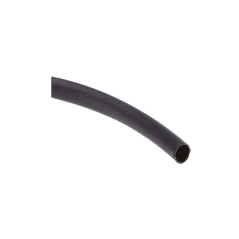 Gwest MAKARON-4.0 ,Çap 4.0 2.0mm,Siyah 1mt,Daralan Makaron
