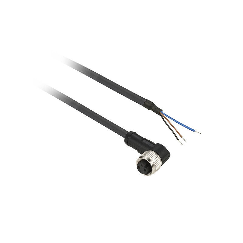 Telemecanique XZCPV0666L5 ,Soket M8 3pin,Açılı 90,3-Kablo Pvc-5mt,Sensör Kablo