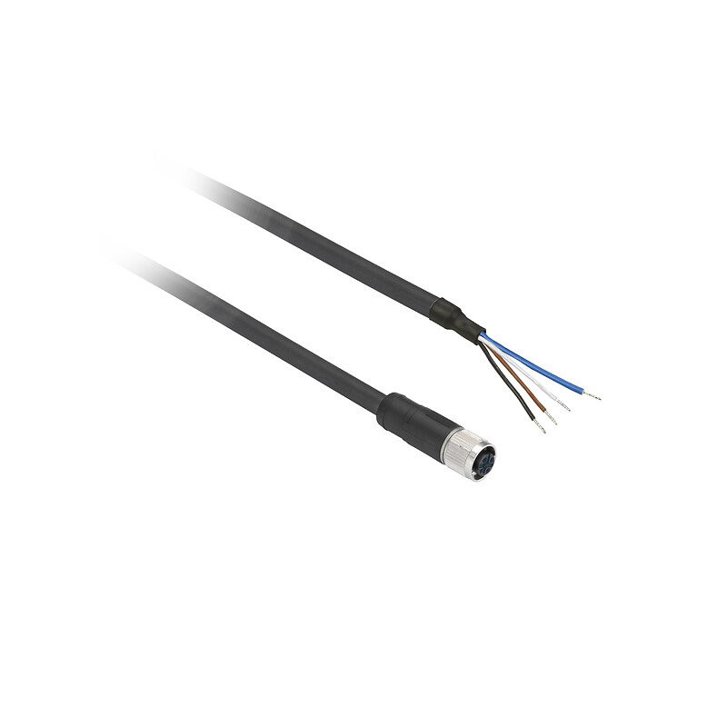Telemecanique XZCPV0941L10 ,Soket Düz M8 4pin,4-Kablo Pvc-10mt,Sensör Kablo