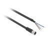 Telemecanique XZCPV0941L10 ,Soket Düz M8 4pin,4-Kablo Pvc-10mt,Sensör Kablo