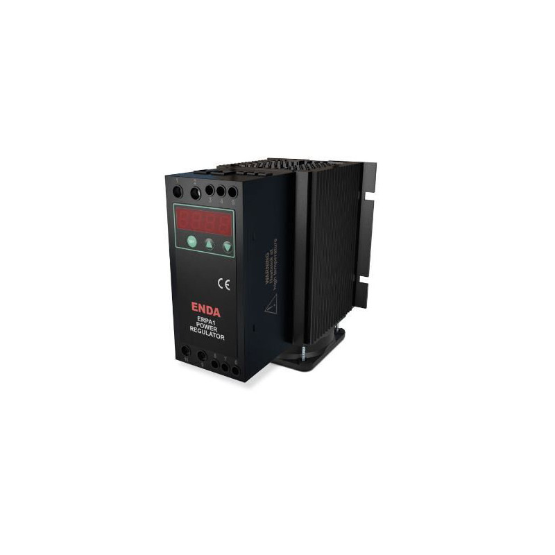 Enda ERPA1-550-F,Ray Tip,Güç 180..500vac 50 Amper,Kontrol Analog Pot,Led,Soğutuculu,1-Faz,Analog-Ac,Solid State Röle