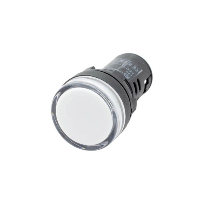 Xkoren XSL-22B 24V ,Montaj 22mm,Beyaz-24v,M22 Sinyal Lamba