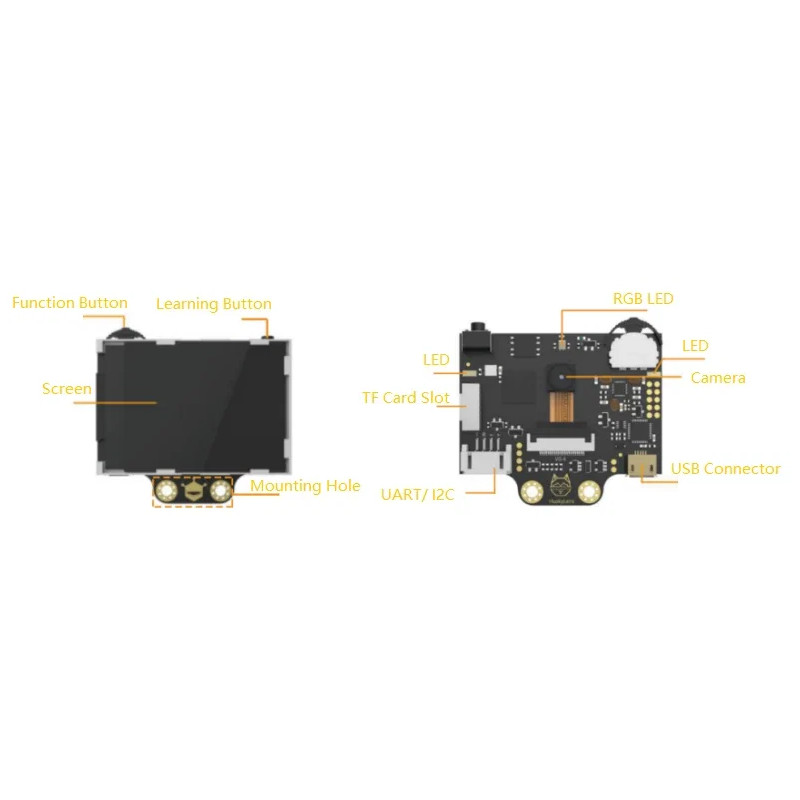 DfRobot HUSKYLENS SEN0305 ,K210 Yapay Zeka AI Görüntü İşleme Kamera