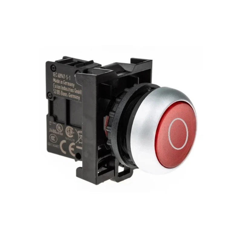 Cat AA4322 ,Montaj 22mm,Kontak-1K,Kırmızı-Stop Yaylı,M22 Buton