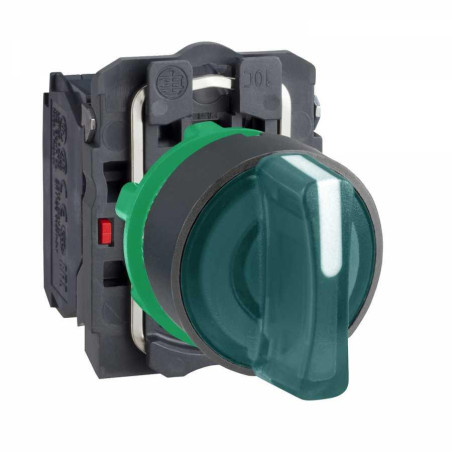 Cat AK2361-220V ,Montaj 22mm,2-Konum Kontak-1A,Yeşil-220v Kalıcı,M22 Anahtar