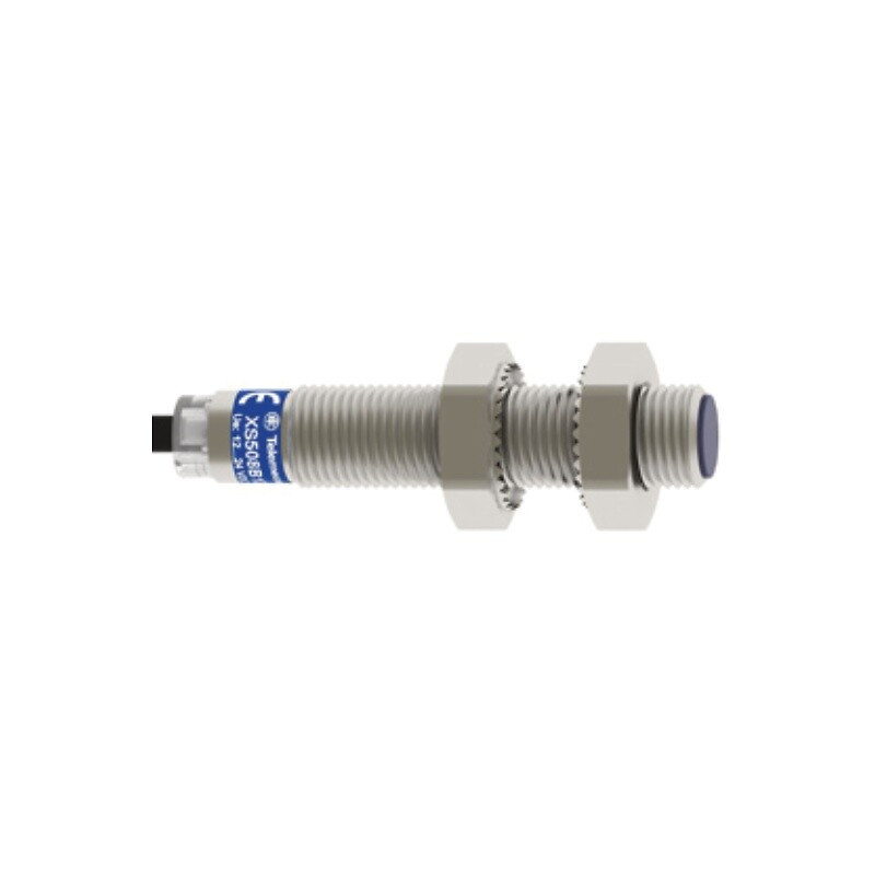 Telemecanique XS608B1PAL2 ,Ebat M8x51mm,Ölçüm 2.5mm,Çıkış PNP-NO,Besleme 10v..30vdc,3-Kablo,Endüktif Metal Sensör