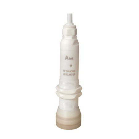 Atek ULT30-075A-T-2000-A4-3M ,Ölçüm 2mt,Çıkış 4..20mA,2-Kablo 3mt,Teflon Gövde,Ultrasonic Seviye Sensör Transmitter