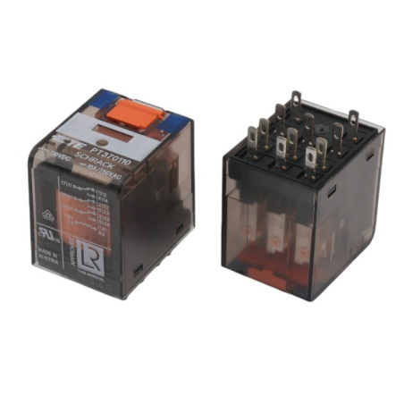 Schrack PT370110 ,Bobin 110vdc,Kontak 3A3K 10 Amper,Led,Kalın-11pin,Röle