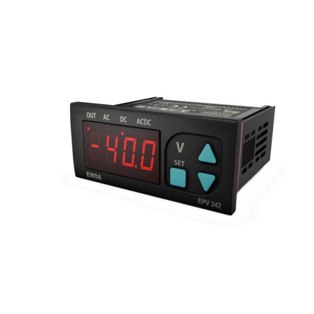 Enda EPV242-UV ,Ebat 77x35mm,Besleme 110v..220vac,Voltmetre