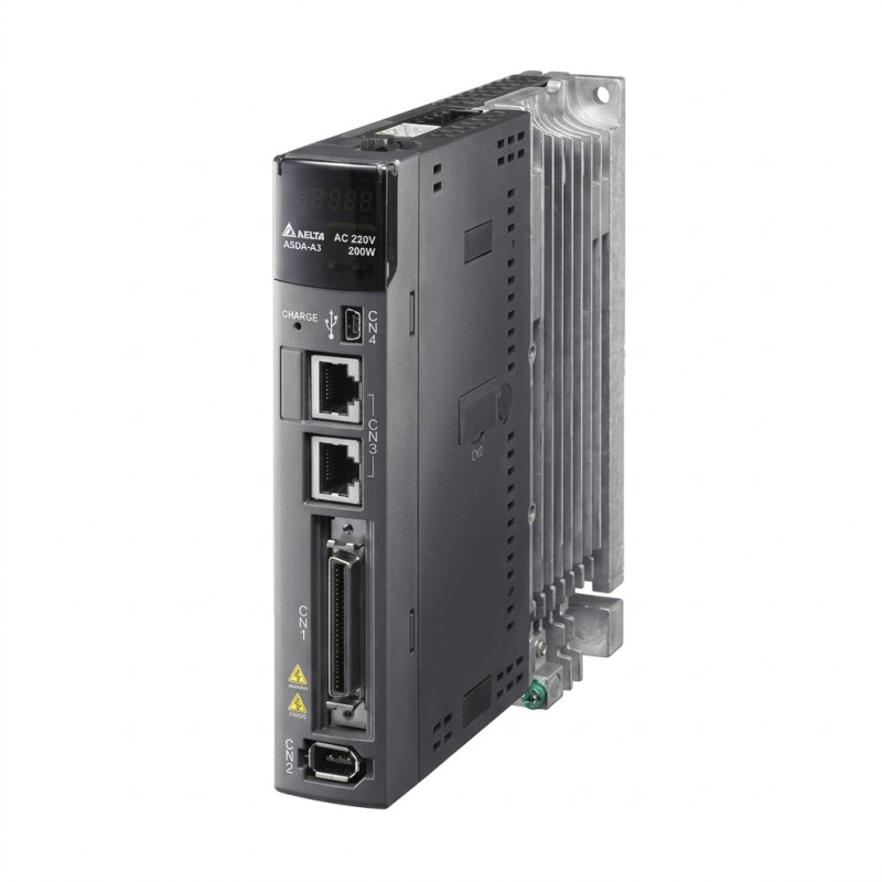 Delta ASD-A3-0721-M ,ASDA-A3,Güç 0.75kw 220vac,1 Faz MonoFaz,CanOpen,Servo Sürücü