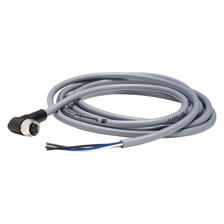 Telemecanique XZCPV1041L5 ,Soket Açılı M8 4pin,4-Kablo Pvc-5mt,Sensör Kablo