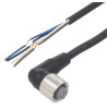 Omron XS2F-LM12PVC4A2M ,Soket Açılı M12 4pin,4-Kablo 2mt,Pvc Sensör Kablo
