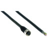 Sick DOL-1208-G05MA 6020993 ,Soket Düz M12 8pin Dişi,8-Kablo 5mt,Blendajlı Örgülü,Pvc Sensör Kablo