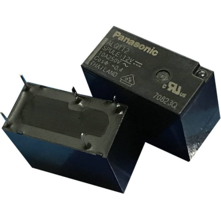 Panasonic ALQ112 ,Bobin 12vdc,Kontak 1A1K 10 Amper,Pcb-5pin,Röle