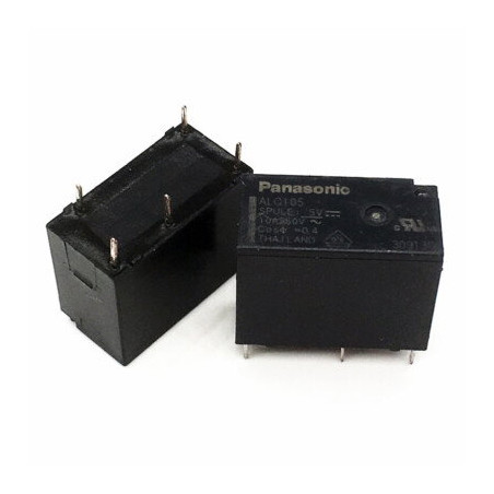 Panasonic ALQ105 ,Bobin 5vdc,Kontak 1A1K 10 Amper,Pcb-5pin,Röle