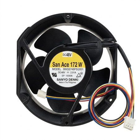 Sanyo SanAce172W-9WG5748P5G001 ,Ebat 172x150x51mm,Besleme 48vdc 2.91A 90W,Hava 170-Cfm,4-Kablo Fan