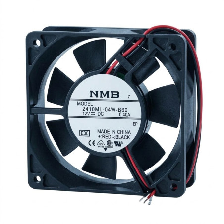 Nmb-Mat 2410ML-04W-B60 ,Ebat 60x25mm,Besleme 12vdc 0.22A 3.6W,Hava 25-Cfm,2-Kablo Fan