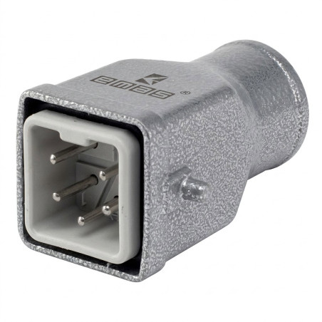Emas EBM05FU30 ,Düz Seyyar,Kilitsiz 5pin Erkek,Makine Fiş