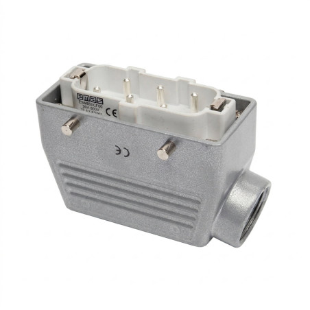 Emas EBM06FU10 ,Açılı Seyyar,Kilitsiz 6pin Erkek,Makine Fiş