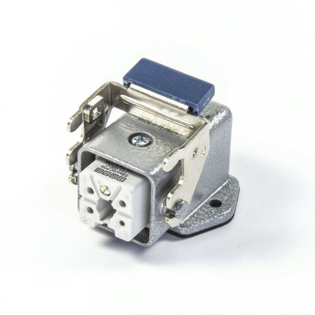 Emas EBM05PE46 ,Açılı Sabit,Kilitli 5pin Dişi,Makine Priz