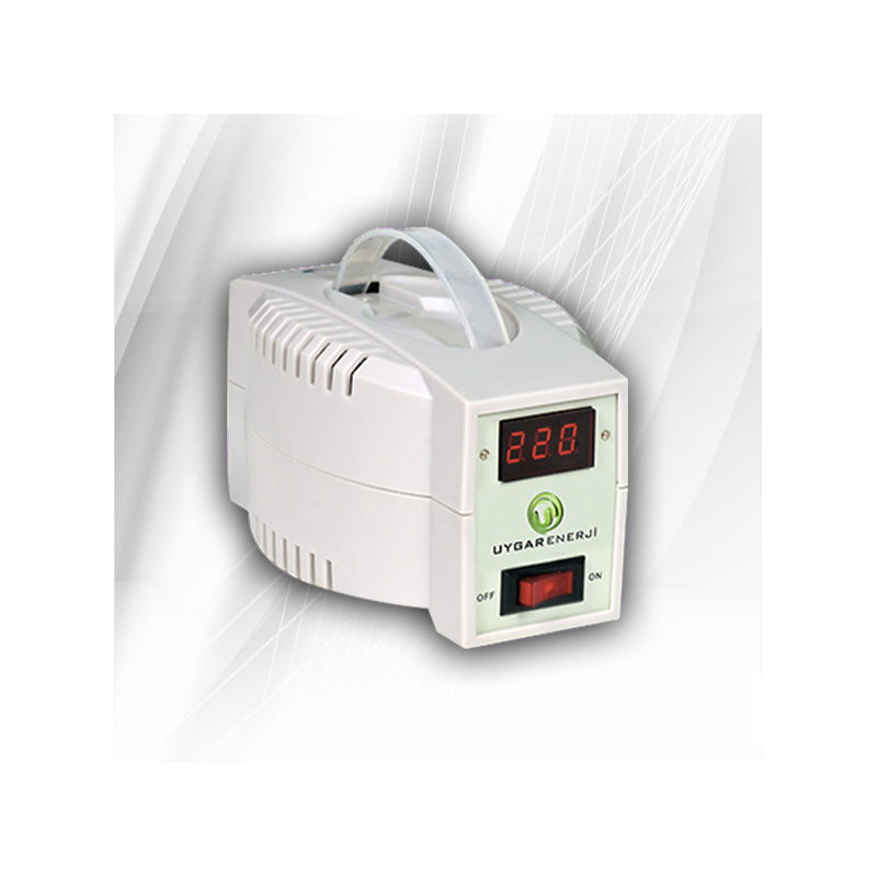 Uygar VOLTAGE-500VA ,Giriş 160..260vac,Çıkış 220vac 500va 1.3-Amper,Voltaj Regulator