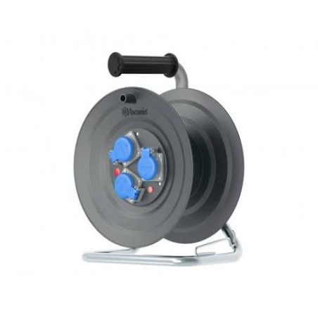 Bemis BM9-3305-0000 ,3x16A 220vac Priz,50mt Kablo için,Plastik Uzatma Makara
