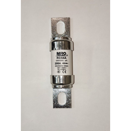 Miro RGS4A 200A ,Ebat 24x77mm,200 Amper,aR Hızlı,Kartuş Sigorta