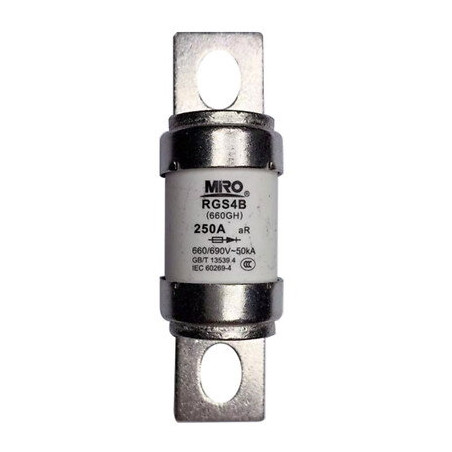 Miro RGS4B 250A ,Ebat 34x82mm,250 Amper,aR Hızlı,Kartuş Sigorta
