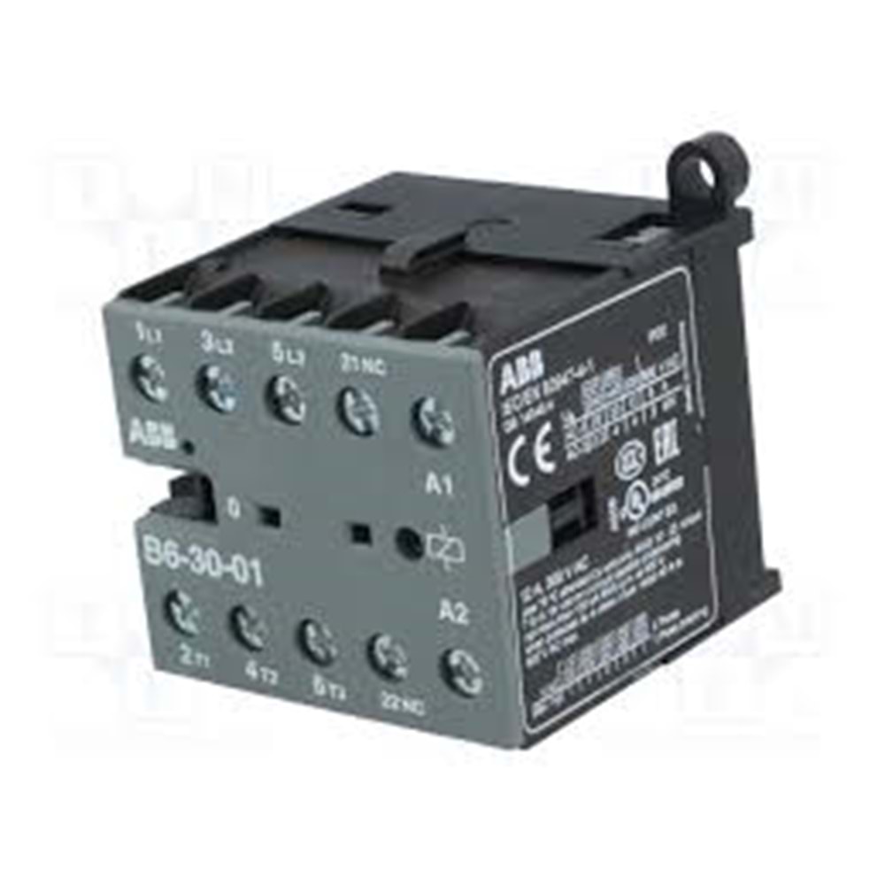 Abb B6-30-01 ,4kw/9a Kontak-3A+1K 220vac Mini Kontaktör