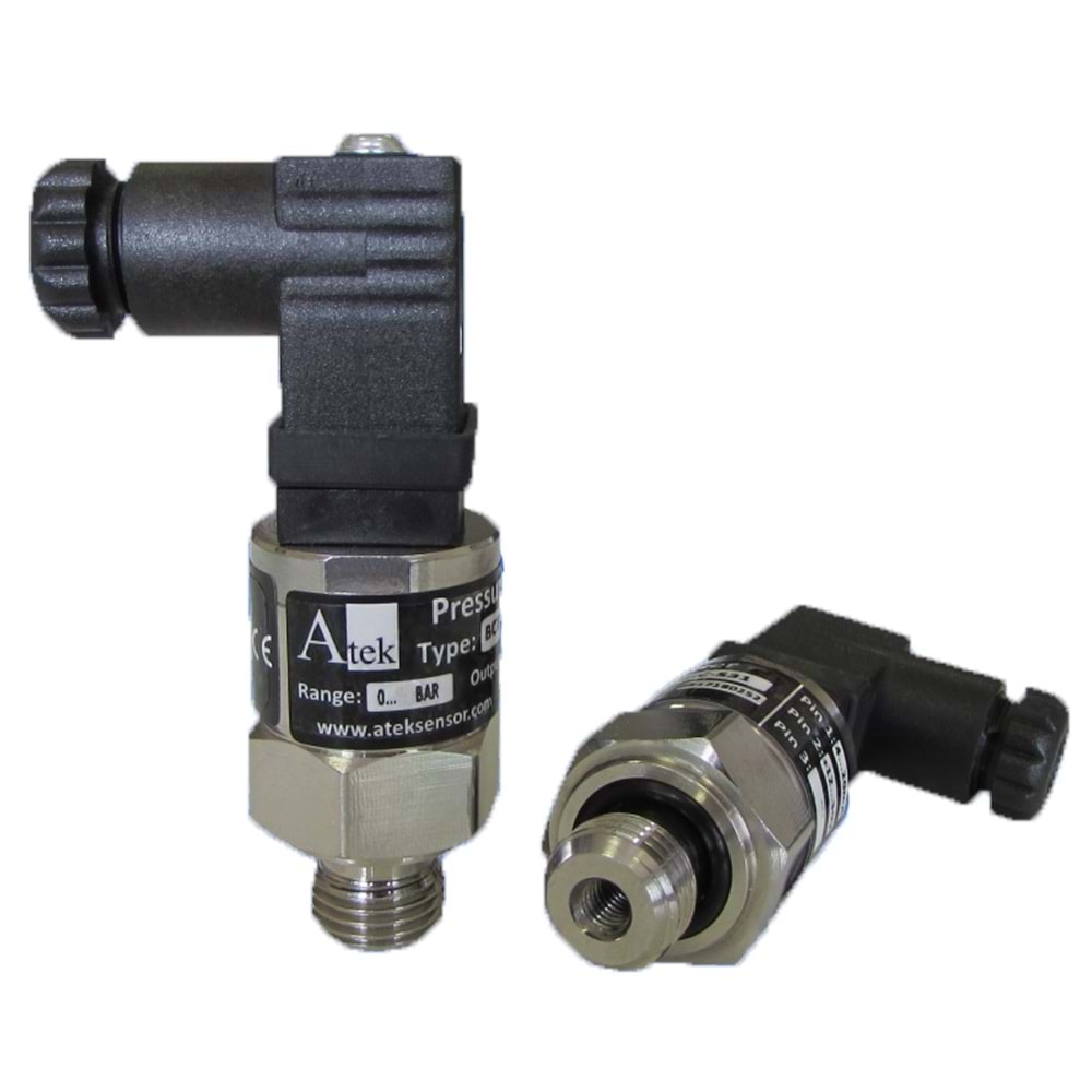 Atek BCT-22(0..100mB)-A-G1/2-S-S30 ,100-mBar 4..20mA Basınç Sensör
