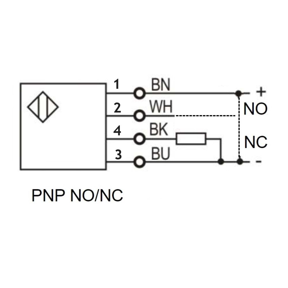 Autonics BR400-DDT-C-P ,M18/40cm ,PNP-NO/NC M12-4P Cisim Fotosel