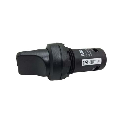 Abb C2SS1-10B-11 ,2-Konum/Kontak-1A1K Siyah Kalıcı M22 Anahtar