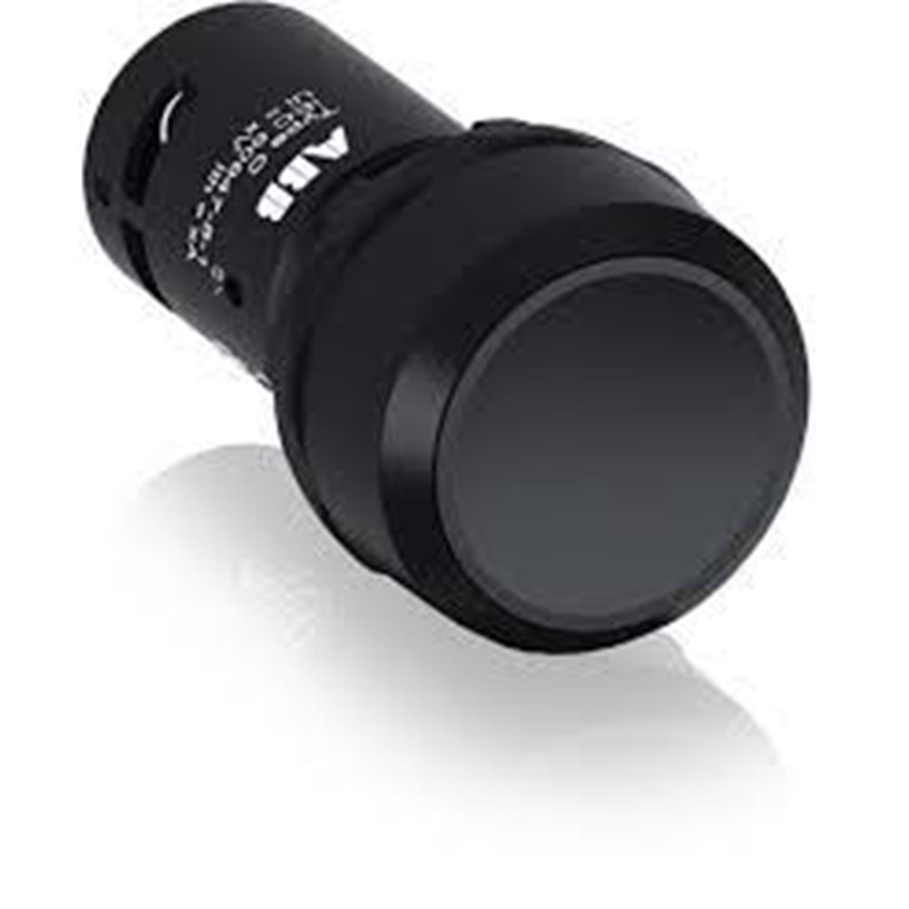 Abb CP1-10B-10 ,Kontak-1A Siyah Yaylı M22 Buton
