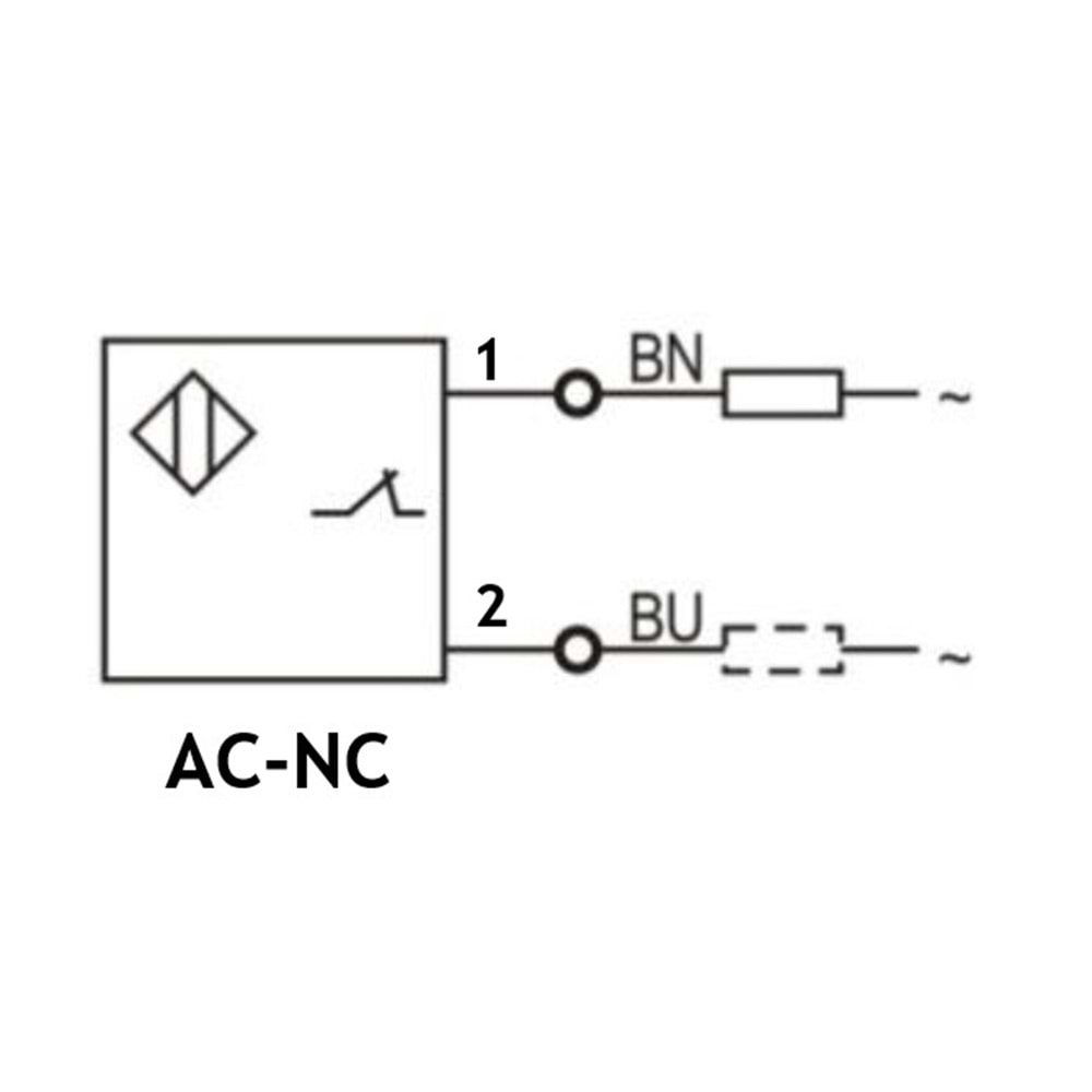 Lanbao CR30SCN15ATC ,M30/15mm AC-NC 2-Kablo Kapasitif Sensör