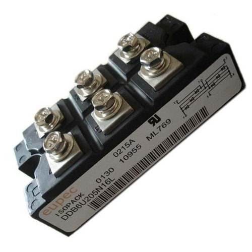 Infineon DDB6U205N16 ,1600v/205a 3-Faz Köprü Diyot