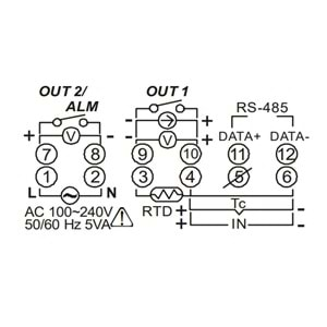 Delta DTB4824RR ,48x24 110v/220vac RÖLE Proses Kontrol