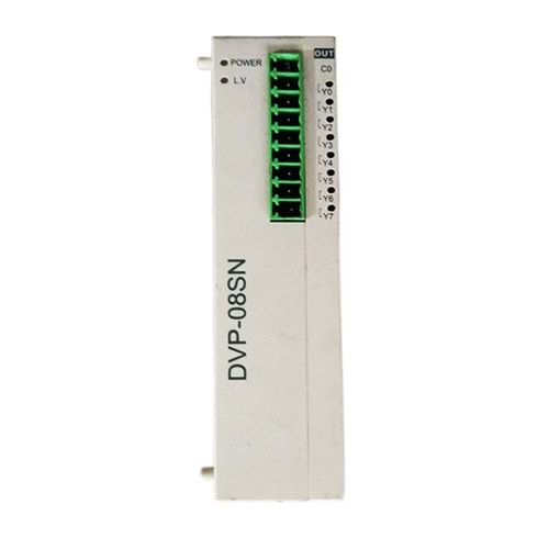 Delta DVP08SN11T ,Çıkış 8N Plc Ek Dijital Modül